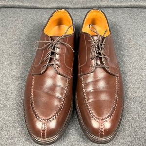 Alden Norwegian Split Toe Blucher model 925 in Brown Calfskin